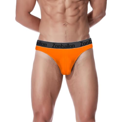 ZUOLAIYIN Herren-Strings String Tanga Herren Großer Beutel Sexy Unterwäsche für Mann Bambus Männer String Tangas Slip Elasthan Stretch Spandex L von ZUOLAIYIN