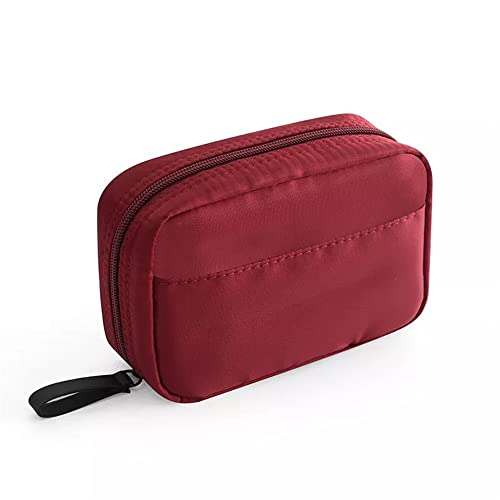 ZUOZUIYQ Beutel Kulturbeutel Wasserdichter Make-up-Organizer-Koffer Frauen Kosmetiktasche Einfarbige Make-up-Tasche Kosmetiktasche von ZUOZUIYQ