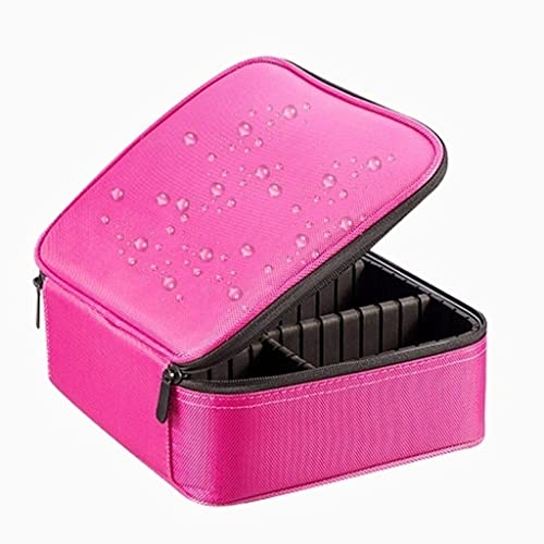 ZUOZUIYQ Frauen Mode Kosmetischer Koffer Reise Make-up Organizer Professionelle Make-up-Box Schönheit Kosmetik Tasche Künstler Make-up Koffer (Farbe: Rot) von ZUOZUIYQ