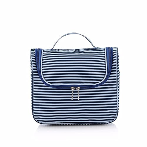 ZUOZUIYQ Polyester-Reisekosmetiktasche für Make-up, tragbar, Organizer für Handtasche, Männer und Frauen, Reißverschlusstasche, Reiseduschentasche (Schwarz, 1) von ZUOZUIYQ