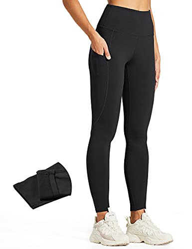 ZUTY Thermo Leggings Damen Gefüttert Leggings Winter High Waist Blickdicht Strumpfhose Mit Fleece Warm Schwarz XL von ZUTY