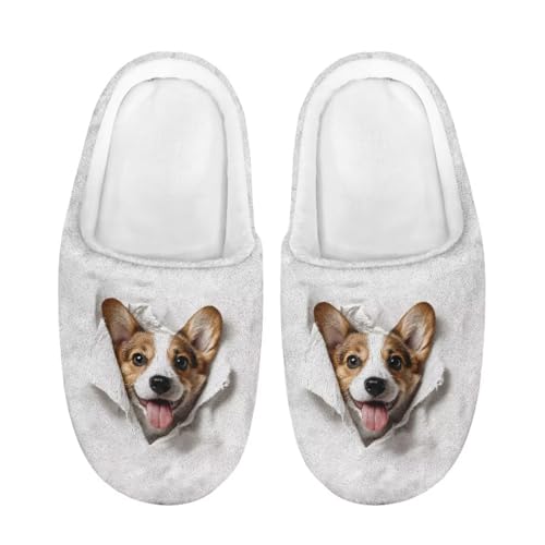 ZUXONGSY Hündchen Rutschfester Kinder-Hausschuh Stilvolle Hüttenschuhe Atmungsaktive Slipper Jungen Geschenk als stylisches Geschenk Winter von ZUXONGSY