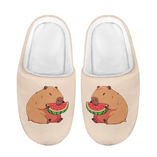 ZUXONGSY Kapibara Hausschuhe Mädchen Trendiger Hausschlappen Weicher Leicht Slipper für zu Hause Mit Rutschfest Sohle Mit geschlossener spitze von ZUXONGSY