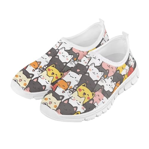 ZUXONGSY Katze Kinderschuhe Jungen 28 Atmungsaktive Eva Mesh Mule Schuhe für Laufen, niedrige und atmungsaktive Flache Schuhe für kleine Jungen-34EU von ZUXONGSY