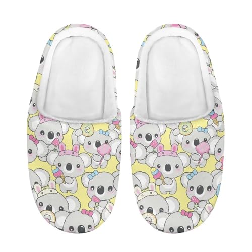 ZUXONGSY Koalas Warme Mädchen Hausschuhe Stilvolle House Slippers Leicht Gemütlich Pantoffeln Flauschig Niedliche Schlapfen für zu Hause winter von ZUXONGSY