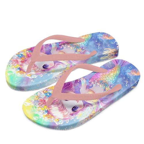 ZUXONGSY Meerjungfrau Prinzessin Flip Flops für Vorschulkind 7-8 Jährige,Kids Flip Flops Girls Lightweight Gardern Sandals,Kawaii Memory Foam Slides for Summer ZUXONGSY Meerjungfrau Prinzessin Flip Flops für Vorschulkind 7-8 Jährige,Kids Flip Flops Girls Lightweight Gardern Sandals,Kawaii Memory Foam Slides for Summer von ZUXONGSY