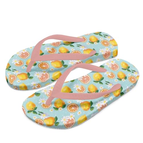 ZUXONGSY Zitrone Kinder Flip Flops Anti-Rutsch-Strand Flip Flops Kinder für Sommer Mit Memory Foam Mädchen Schieberegler für Schwimmbad, Wasserdicht ZUXONGSY Zitrone Kinder Flip Flops Anti-Rutsch-Strand Flip Flops Kinder für Sommer Mit Memory Foam Mädchen Schieberegler für Schwimmbad, Wasserdicht von ZUXONGSY