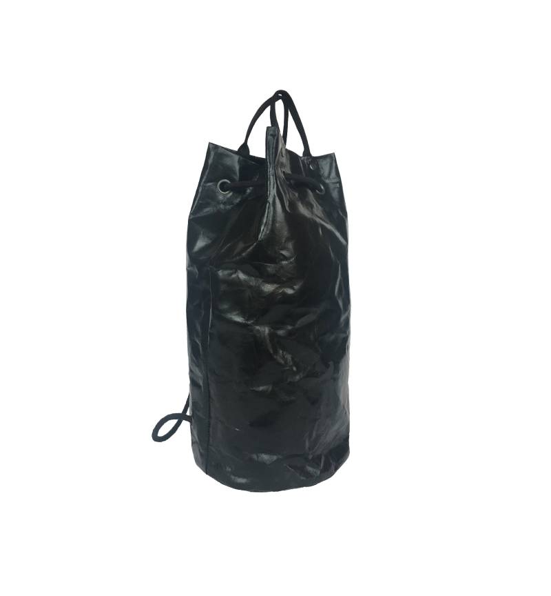 Backpack Bucket Bag Turnbeutel Rucksack Washable Paper Drawstring Gym Duffle Henkel Vegan Leder Ecofriendly Black Tote Nachhaltig Backpack Bucket Bag Turnbeutel Rucksack Washable Paper Drawstring Gym Duffle Henkel Vegan Leder Ecofriendly Black Tote Nachhaltig von ZUZAberlin