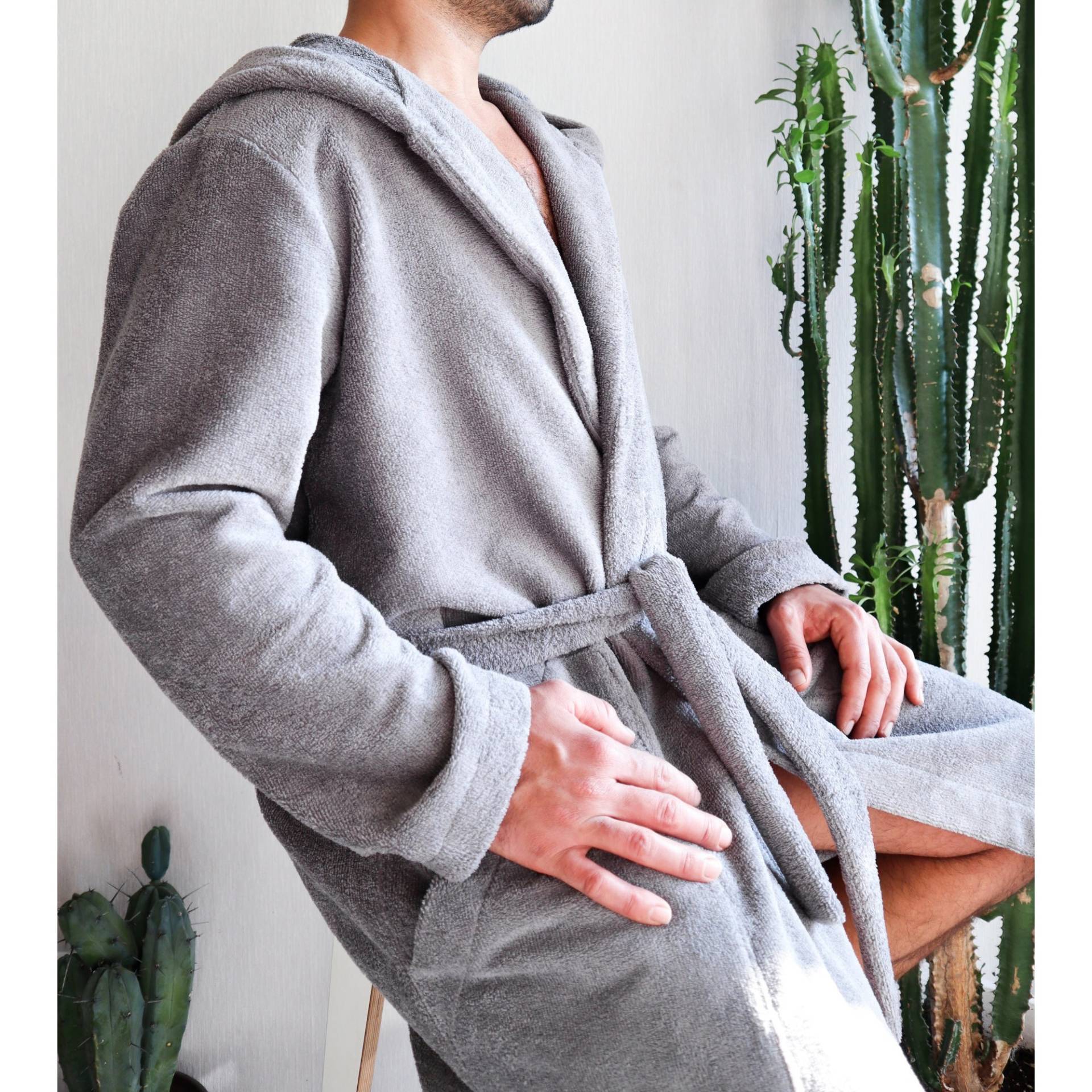 Bambus Robe. Frottee Baumwoll Robe. Herren Kapuzenbademantel. Damen Handtuch Unisex Geschenk Für Sie. Ihn von ZUZUis