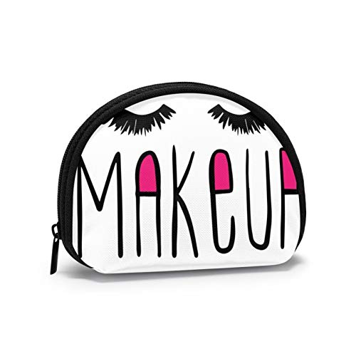 Inschrift Make-up Wimpern Gekritzel Kleine Geldbörse für Frauen Süße Münztasche für Mädchen Mini Münztasche Aufbewahrungstasche Shell Wallet Inschrift Make-up Wimpern Gekritzel Kleine Geldbörse für Frauen Süße Münztasche für Mädchen Mini Münztasche Aufbewahrungstasche Shell Wallet von ZVEZVI