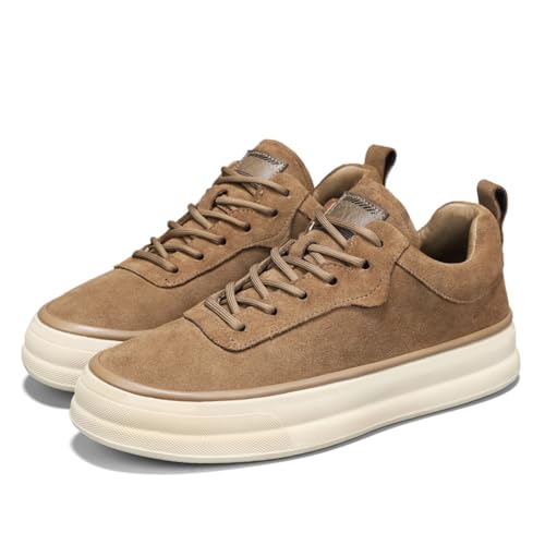 ZVJV Breeze Schuhe Freizeitschuhe Herren Leder Sneaker Walkingschuhe Leichtgewicht Atmungsaktive Sportschuhe Business Sneaker Herren von ZVJV