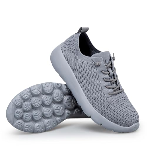 ZVJV Damen Herren Walkingschuhe Mesh Atmungsaktiv Leicht Laufschuhe Sportschuhe Bequem Turnschuhe Leichtgewichts Outdoor Joggingschuhe von ZVJV