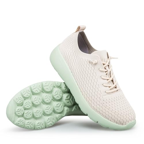 ZVJV Damen Herren Walkingschuhe Mesh Atmungsaktiv Leicht Laufschuhe Sportschuhe Bequem Turnschuhe Leichtgewichts Outdoor Joggingschuhe von ZVJV