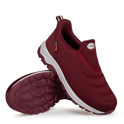 ZVJV Unisex Orthopädische Extra Weit Turnschuhe Slip On Sneaker Walkingschuhe Atmungsaktiv Leicht rutschfest Wasserdicht Trekkingschuhe Laufschuhe Outdoor Herren Damen von ZVJV