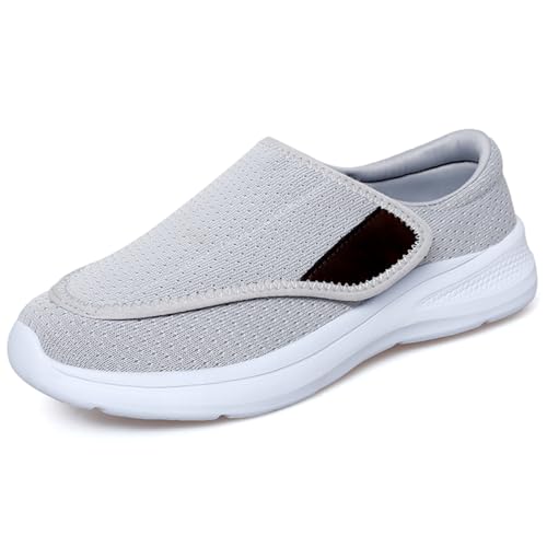 ZVJV Extra Breit Schuhe Damen mit Klettverschluss Gesundheitsschuhe Seniorenschuhe Diabetiker Schuhe Damen Weit Senioren Orthopädische von ZVJV