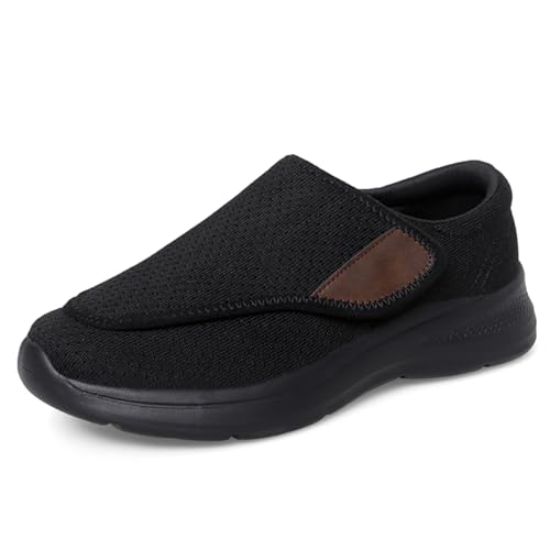 ZVJV Extra Breit Schuhe Damen mit Klettverschluss Gesundheitsschuhe Seniorenschuhe Diabetiker Schuhe Damen Weit Senioren Orthopädische von ZVJV