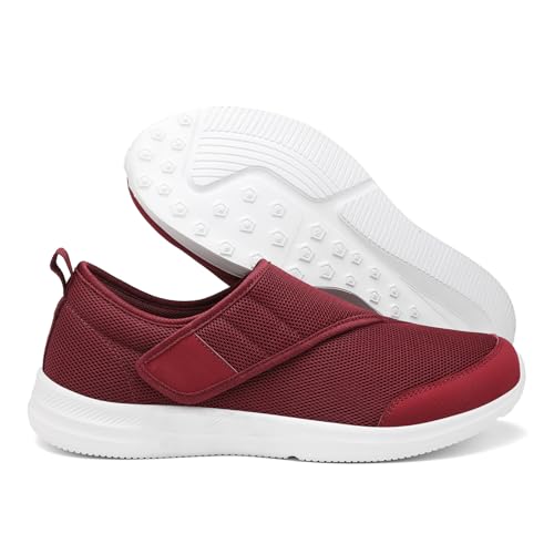 ZVJV Extra Weit Diabetiker Schuhe Damen Herren Leichte Atmungsaktive rutschfest Orthopädische Hausschuhe Walkingschuhe Rehaschuhe für Geschwollene Füße ZVJV Extra Weit Diabetiker Schuhe Damen Herren Leichte Atmungsaktive rutschfest Orthopädische Hausschuhe Walkingschuhe Rehaschuhe für Geschwollene Füße von ZVJV