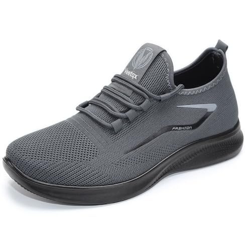 ZVJV Sommerschuhe Herren Leicht Walkingschuhe Herren Freizeitschuhe Mesh Atmungsaktive Sneaker Turnschuhe von ZVJV