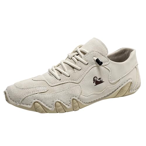 ZVJV Ultra-bequemer Rutschfester Loafers Draussen Feet Schuhe wasserdichte Barfußschuhe Aus Leder Barfuss Schuhe Beckschuhe Lederschuhe Boat Shoes Unisex Damen Herren von ZVJV