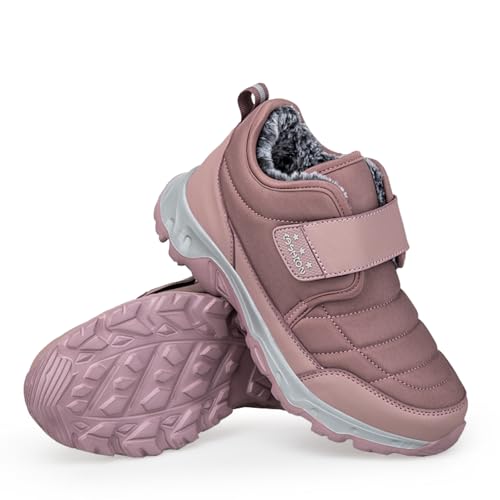 ZVJV Winterstiefel Herren Damen Gefüttert Schneeschuhe Wasserdicht Rutschfeste Schneestiefel Outdoor Wanderstiefel Leichte Boots von ZVJV