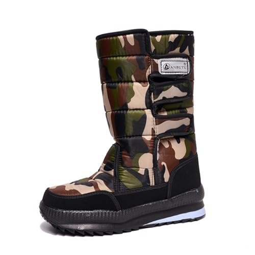 ZVJV Winterstiefel Herren Damen Wasserdicht Gefüttert Schneestiefel rutschfeste Winter Schuhe Warm Outdoor Boots ZVJV Winterstiefel Herren Damen Wasserdicht Gefüttert Schneestiefel rutschfeste Winter Schuhe Warm Outdoor Boots von ZVJV
