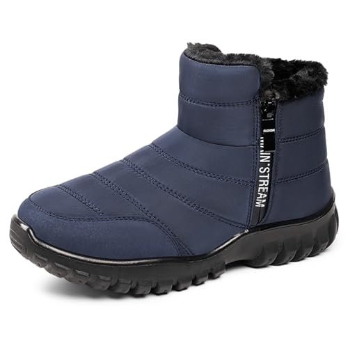 ZVJV Winterstiefel Wasserdicht Warm gefütterte Schneestiefel Winterschuhe Herren ZVJV Winterstiefel Wasserdicht Warm gefütterte Schneestiefel Winterschuhe Herren von ZVJV