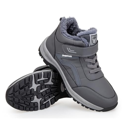 ZVJV rutschfest Winterstiefel Damen Herren Wasserdicht Gefüttert Winterschuhe Boots von ZVJV