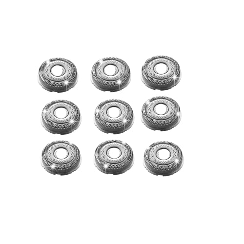 SH91 Ersatzklingenköpfe Passend For Philips Norelco, Rasierer Der Serien S9000 Und 9000 Prestige SP981X, SP9820, SP986X, SP9861, SP9863.(9pcs) von ZVVOEDMR