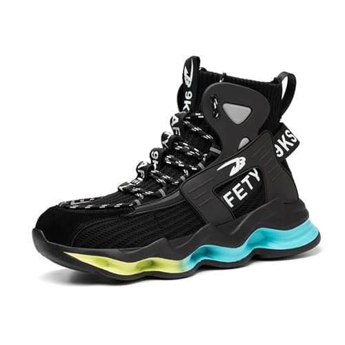 ZWCLSH Arbeitsschuhe Hoch Leicht Herren Damen Sicherheitsschuhe rutschfest Stahlkappenschuhe Sportlich Sicherheitsstiefel Stahlkappe Arbeitsschutzschuhe,Schwarz,46 EU ZWCLSH Arbeitsschuhe Hoch Leicht Herren Damen Sicherheitsschuhe rutschfest Stahlkappenschuhe Sportlich Sicherheitsstiefel Stahlkappe Arbeitsschutzschuhe,Schwarz,46 EU von ZWCLSH