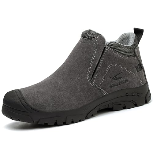 ZWCLSH Welder S3 Schweisserschuhe Classic S3 Schweisserstiefel, Sicherheitsschuhe aus wasserabweisendem Wildleder für industrielle Schweissarbeiten,ölbeständig,918 Grey,41 EU ZWCLSH Welder S3 Schweisserschuhe Classic S3 Schweisserstiefel, Sicherheitsschuhe aus wasserabweisendem Wildleder für industrielle Schweissarbeiten,ölbeständig,918 Grey,41 EU von ZWCLSH