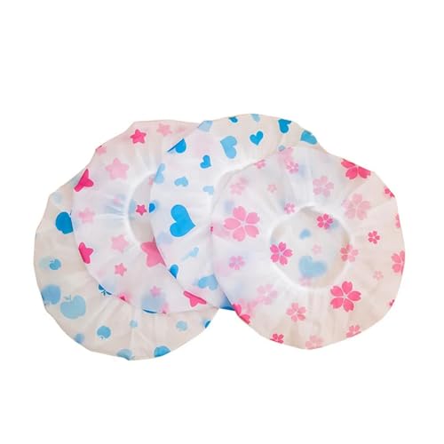 1Pc wasserdichte Duschhaube verdickte elastische Duschhaube Frauen Friseursalon Badezimmer Produkte Duschhaube Duschhaube für Damen von ZWCSHUU