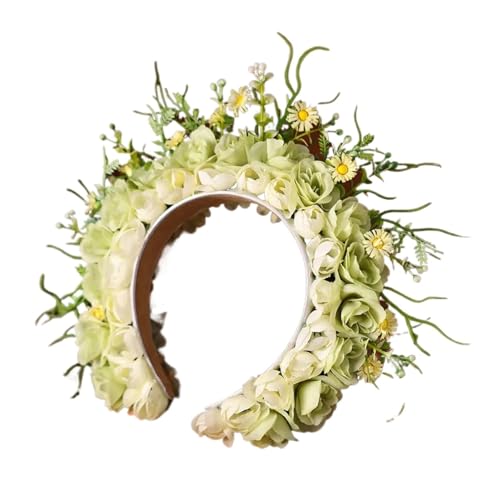 Blumenkranz Haare Haarnadel-Blumen-Seidenblumen-Kopfbedeckung-Haar-Zusätze(Color12) von ZWCSHUU