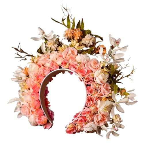 Blumenkranz Haare Haarnadel-Blumen-Seidenblumen-Kopfbedeckung-Haar-Zusätze(Color4) von ZWCSHUU