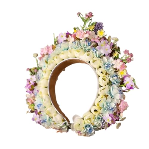 Blumenkranz Haare Haarnadel-Blumen-Seidenblumen-Kopfbedeckung-Haar-Zusätze(Color5) von ZWCSHUU