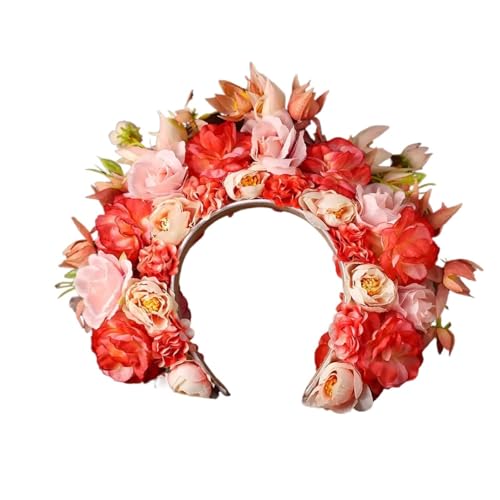 Blumenkranz Haare Haarnadel-Blumen-Seidenblumen-Kopfbedeckung-Haar-Zusätze(Color6) von ZWCSHUU