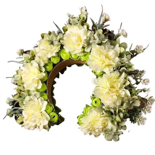 Blumenkranz Haare Haarnadel-Blumen-Seidenblumen-Kopfbedeckung-Haar-Zusätze(Color7) von ZWCSHUU