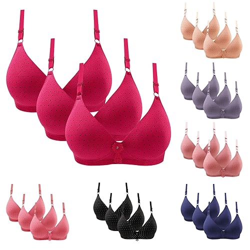 ZWDC 3er Pack Breathable Cool Liftup Air Bra, 2024 Neuer Großer Air-BH, Bequemer BH Atmungsaktiver und Bequemer Mesh-Sport-BH, Sport BH Damen Ohne Bügel Starker Halt für Damen von ZWDC