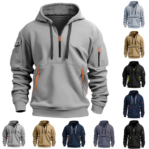 ZWDC Fleece Pullover Men's Military Outdoor Fleece Jacket Warm Tactical Combat Fleece Pullover Tactical Jacket Fleece Jacket Winter Jumper Sports Jumper Tops Army Windproof Pullover M-3XL von ZWDC