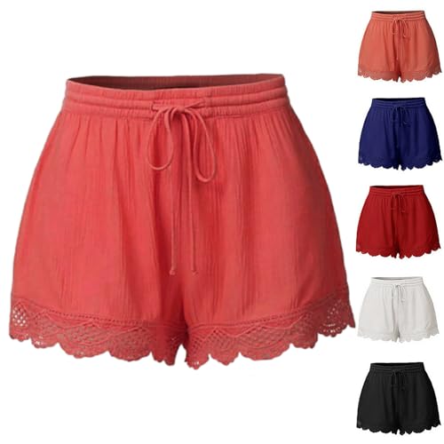 ZWDC Sommerhosen Damen, Arbeitshosen, Kurze Hosen Mädchen, Short Damen, Hot Pants, Kurze Hosen Mädchen 152, Kurze Hosen von ZWDC