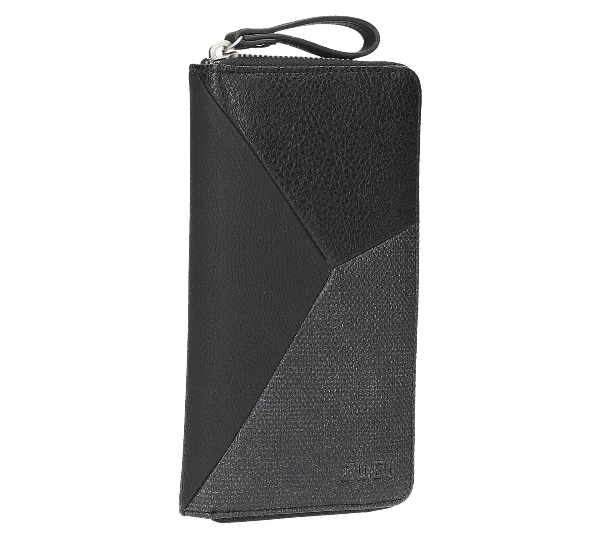 ZWEI - JANA Wallet J02 nubuk-black Schwarz von ZWEI