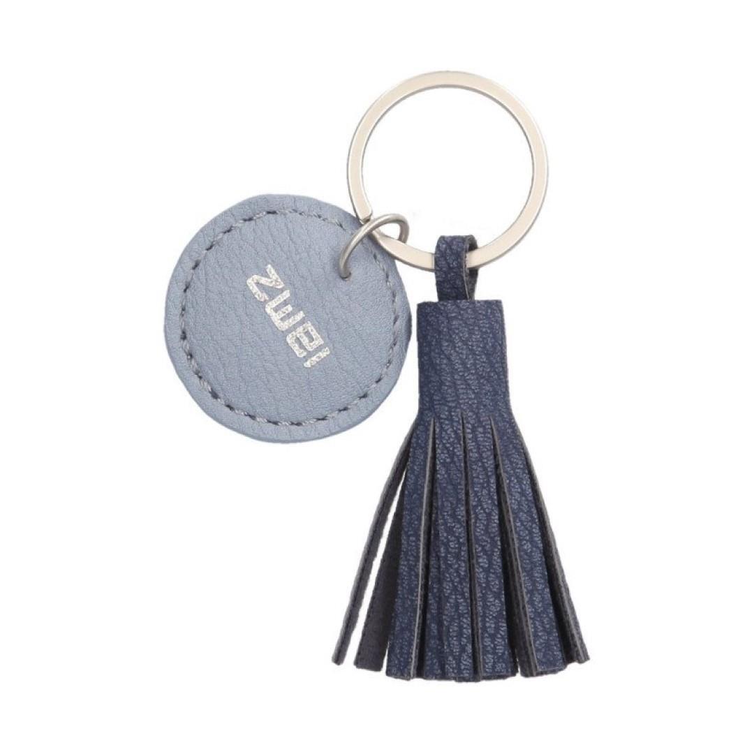 ZWEI - KEYRING KEY nubuk-blue Blau von ZWEI