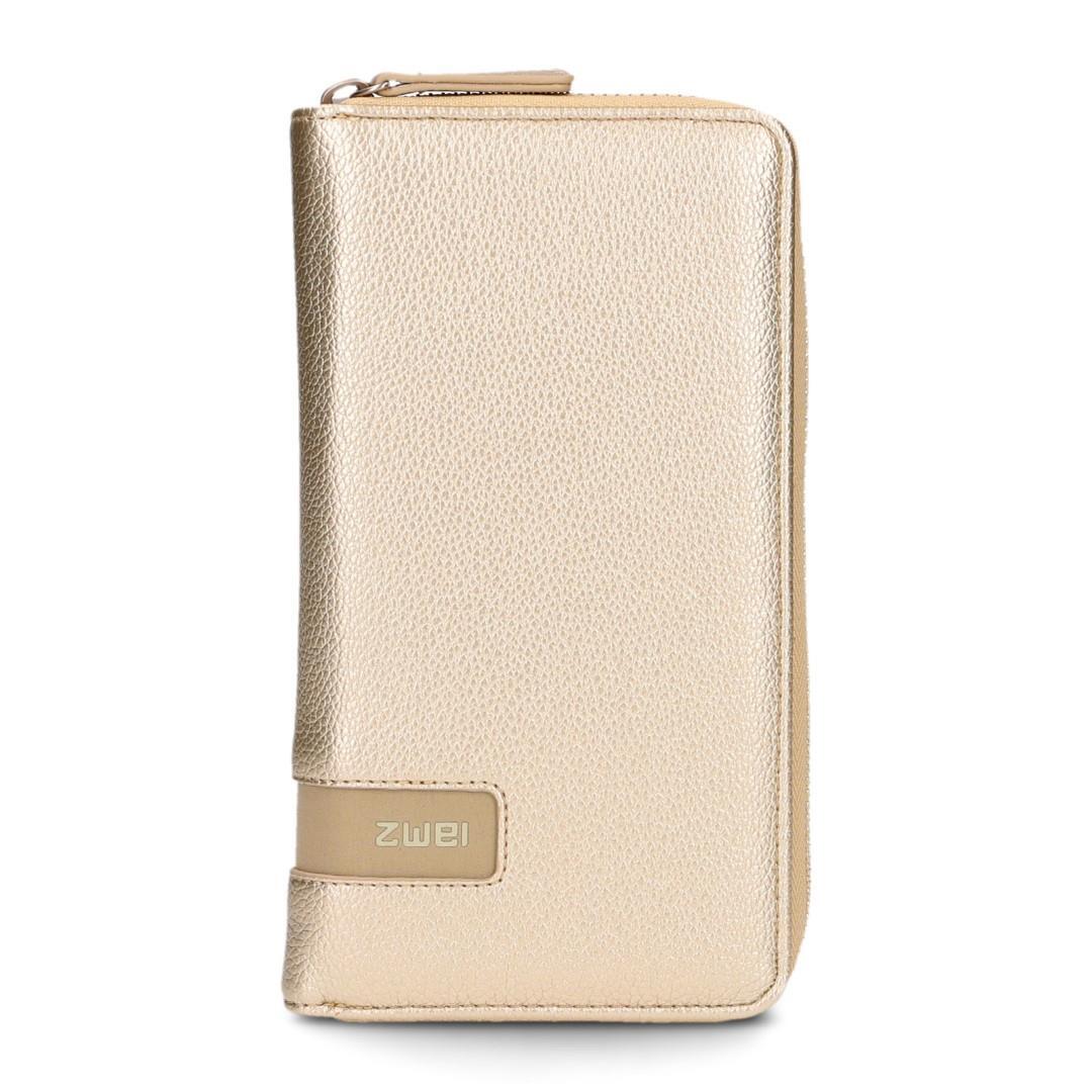 ZWEI - M.WALLET Wallet MW2 gold Gold von ZWEI