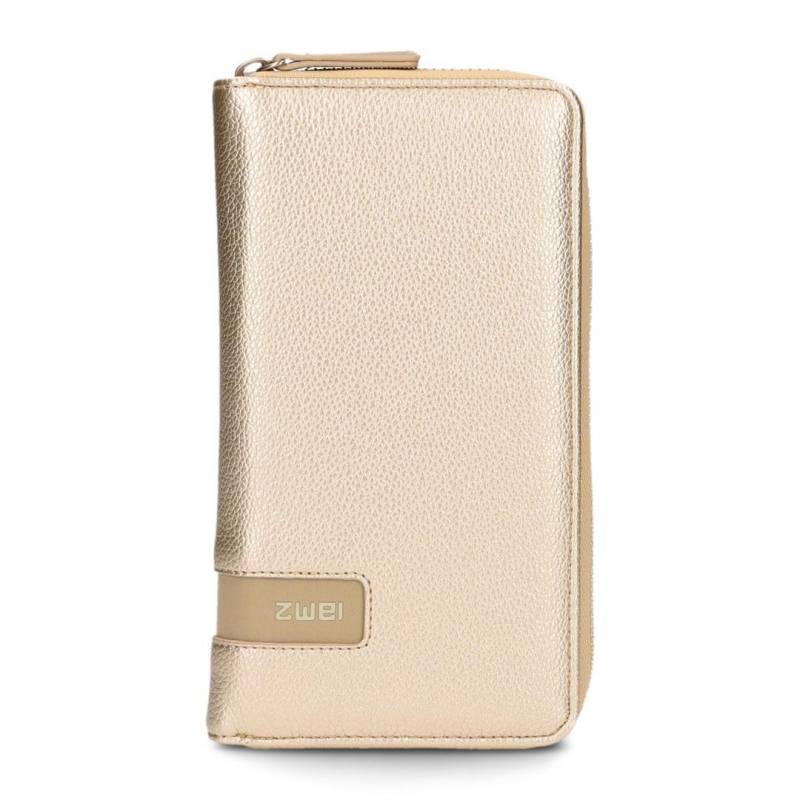 ZWEI - M.WALLET Wallet MW2 gold Gold von ZWEI