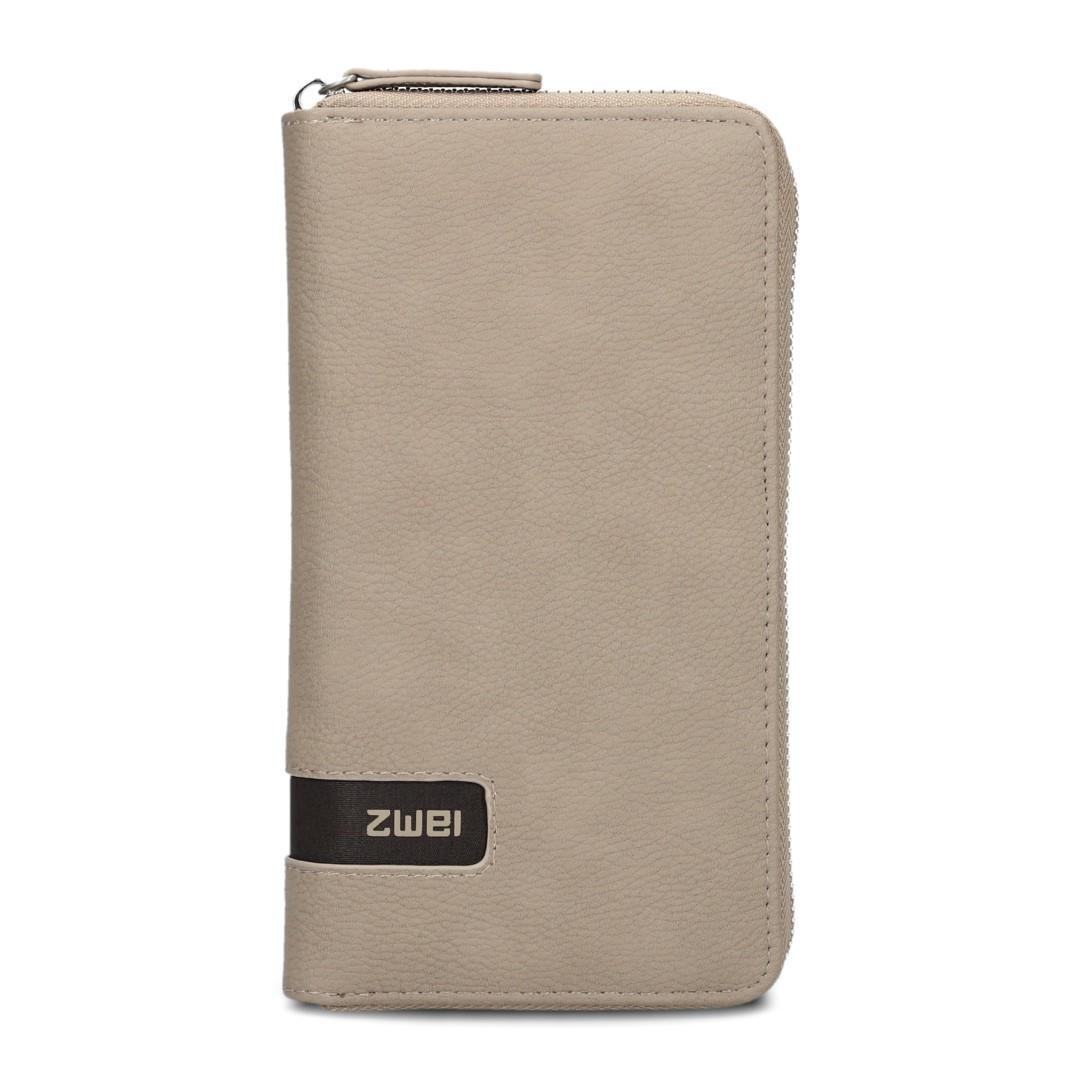 ZWEI - M.WALLET Wallet MW2 nubuk-cappuccino Braun von ZWEI
