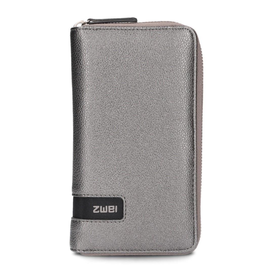 ZWEI - ZWEI M.WALLET Geldbeutel MW2 cosmos Silber - Gr. - L von ZWEI