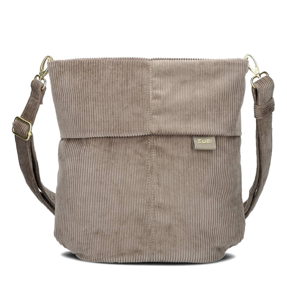 ZWEI - ZWEI MADEMOISELLE.M Umhaengetasche M90 cord-mocca Blau von ZWEI