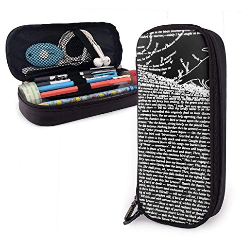 ZWHSY The Raven Von Edgar Allan Poe Bleistiftetui mit großer Kapazität PU-Leder-Funktionstaschen ZWHSY The Raven Von Edgar Allan Poe Bleistiftetui mit großer Kapazität PU-Leder-Funktionstaschen von ZWHSY