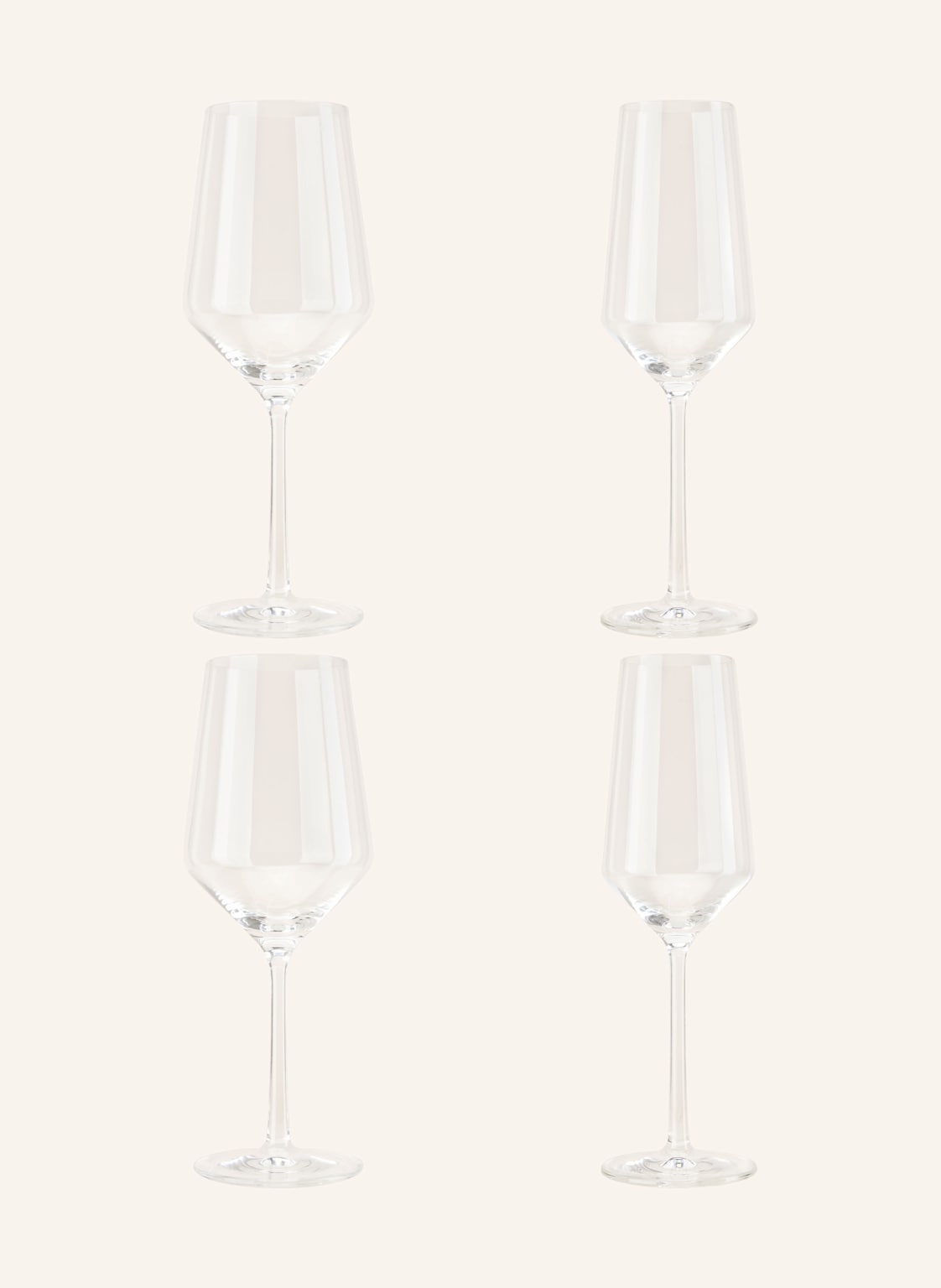 Zwiesel Glas 4-Tlg. Set Champagner- Und Weingläser Pure transparent Zwiesel Glas 4-Tlg. Set Champagner- Und Weingläser Pure transparent von ZWIESEL GLAS
