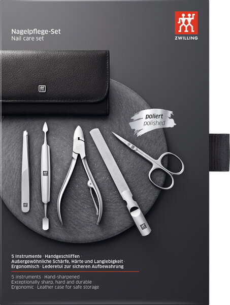 ZWILLING Beauty Classic Inox Maniküre Set 5tlg. in schwarz von ZWILLING Beauty