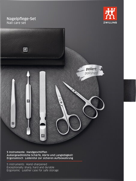 ZWILLING Beauty Classic Maniküre Set 5tlg. in schwarz von ZWILLING Beauty